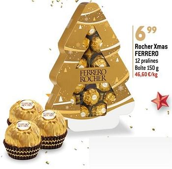 Promotions Rocher xmas ferrero - Ferrero - Valide de 06/12/2023 à 31/12/2023 chez Match