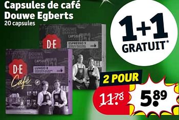 Promotions Capsules de café douwe egberts - Douwe Egberts - Valide de 12/12/2023 à 24/12/2023 chez Kruidvat