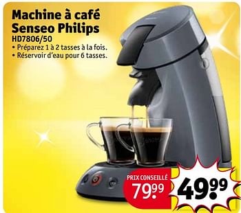 Promotions Philips machine à café senseo philips hd7806-50 - Philips - Valide de 12/12/2023 à 24/12/2023 chez Kruidvat