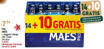 Promoties Pils maes - Maes - Geldig van 13/12/2023 tot 19/12/2023 bij Match