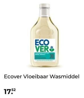 Promoties Ecover vilceibaar wasmiddel - Ecover - Geldig van 10/12/2023 tot 24/12/2023 bij Plein
