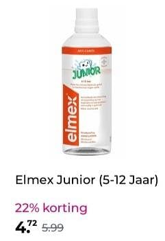 Promoties Elmex junior - Elmex - Geldig van 10/12/2023 tot 24/12/2023 bij Plein