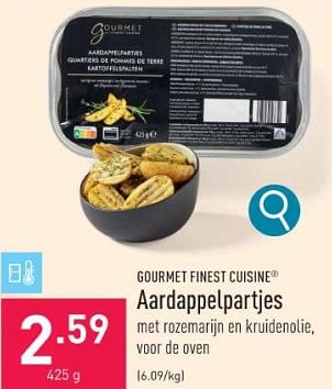 Promotions Aardappelpartjes - Gourmet Finest Cuisine - Valide de 18/12/2023 à 29/12/2023 chez Aldi