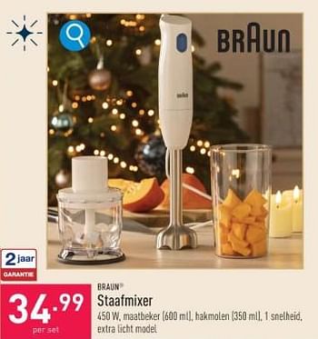 Promoties Braun staafmixer - Braun - Geldig van 20/12/2023 tot 29/12/2023 bij Aldi