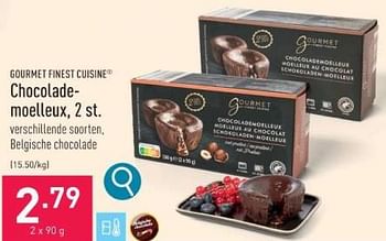 Promoties Chocolademoelleux - Gourmet Finest Cuisine - Geldig van 18/12/2023 tot 29/12/2023 bij Aldi
