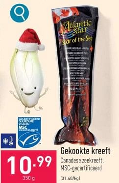 Promoties Gekookte kreeft - Huismerk - Aldi - Geldig van 18/12/2023 tot 29/12/2023 bij Aldi