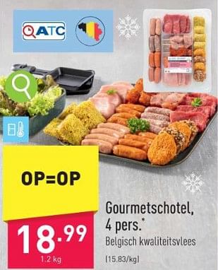 Promoties Gourmetschotel - Huismerk - Aldi - Geldig van 18/12/2023 tot 24/12/2023 bij Aldi