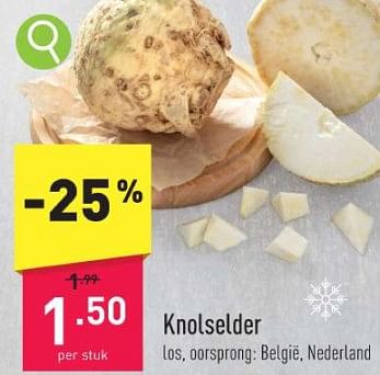 Promoties Knolselder - Huismerk - Aldi - Geldig van 18/12/2023 tot 24/12/2023 bij Aldi