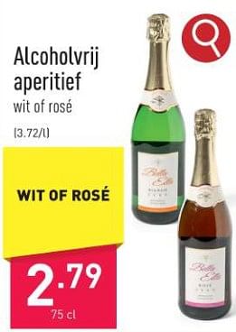 Promoties Alcoholvrij aperitief - Schuimwijnen - Geldig van 22/12/2023 tot 29/12/2023 bij Aldi