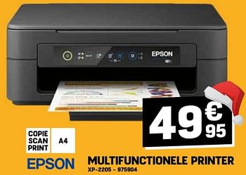 Promotions Epson multifunctionele printer xp-2205 - Epson - Valide de 14/12/2023 à 20/12/2023 chez Electro Depot