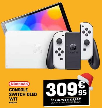 Promotions Nintendo console switch oled wit - Nintendo - Valide de 14/12/2023 à 20/12/2023 chez Electro Depot