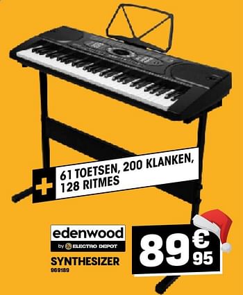 Promoties Edenwood synthesizer - Edenwood  - Geldig van 14/12/2023 tot 20/12/2023 bij Electro Depot