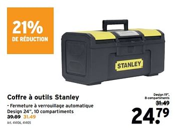 Promotions Coffre à outils stanley - Stanley - Valide de 13/12/2023 à 19/12/2023 chez Gamma