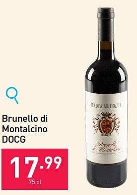 Promoties Brunello di montalcino docg - Rode wijnen - Geldig van 22/11/2023 tot 31/12/2023 bij Aldi