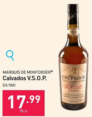 Promoties Calvados v.s.o.p. - Marquis de Montdidier - Geldig van 22/11/2023 tot 31/12/2023 bij Aldi