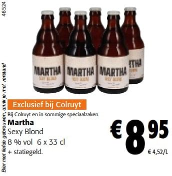 Promoties Martha sexy blond - Martha - Geldig van 13/12/2023 tot 31/12/2023 bij Colruyt