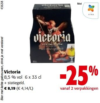 Promoties Victoria 8,5 % vol - Victoria - Geldig van 13/12/2023 tot 31/12/2023 bij Colruyt
