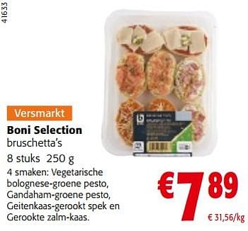 Promoties Boni selection bruschetta’s - Boni - Geldig van 13/12/2023 tot 31/12/2023 bij Colruyt
