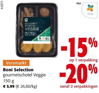 Promoties Boni selection gourmetschotel veggie - Boni - Geldig van 13/12/2023 tot 31/12/2023 bij Colruyt