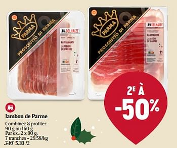 Filet de jambon - Delhaize