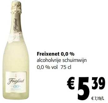 Promotions Freixenet alcoholvrije schuimwijn - Freixenet - Valide de 13/12/2023 à 31/12/2023 chez Colruyt