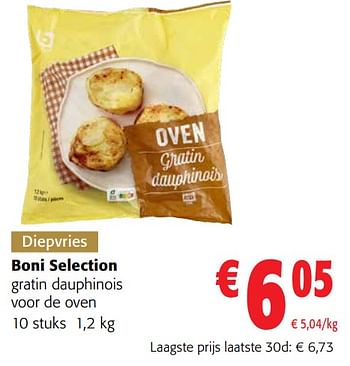 Promoties Boni selection gratin dauphinois voor de oven - Boni - Geldig van 13/12/2023 tot 31/12/2023 bij Colruyt
