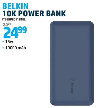Promotions Belkin 10k power bank itbebpb011btbl - BELKIN - Valide de 15/12/2023 à 31/12/2023 chez Auva