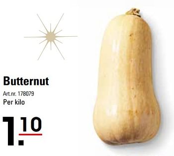 Promoties Butternut - Huismerk - Sligro - Geldig van 07/12/2023 tot 31/12/2023 bij Sligro