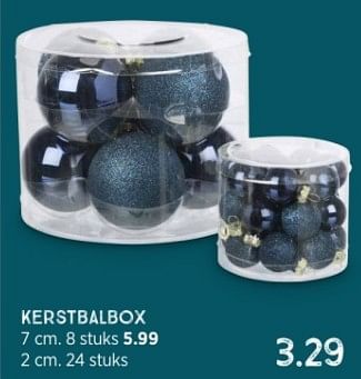 Promoties Kerstbalbox - Huismerk - Xenos - Geldig van 10/12/2023 tot 24/12/2023 bij Xenos