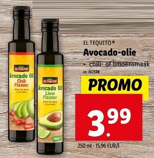 Promotions Avocado-olie - El Tequito - Valide de 20/12/2023 à 26/12/2023 chez Lidl