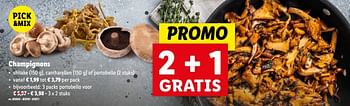 Promoties Champignons - Huismerk - Lidl - Geldig van 20/12/2023 tot 26/12/2023 bij Lidl