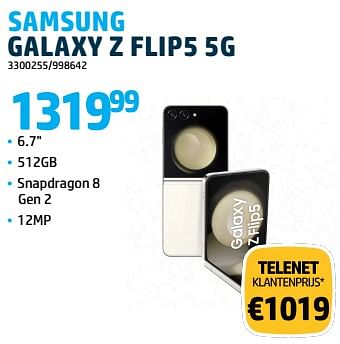 Promoties Samsung galaxy z flip5 5g - Samsung - Geldig van 15/12/2023 tot 31/12/2023 bij VCD