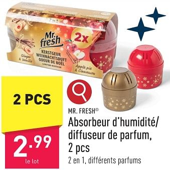 Promotions Absorbeur d’humidité- diffuseur de parfum - MR. FRESH - Valide de 22/12/2023 à 29/12/2023 chez Aldi