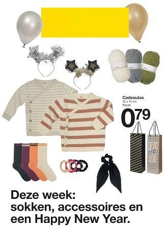 Promoties Cadeautas - Huismerk - Zeeman  - Geldig van 16/12/2023 tot 22/12/2023 bij Zeeman