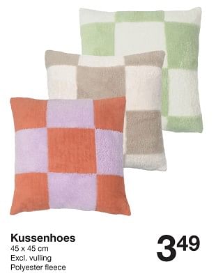 Promoties Kussenhoes - Huismerk - Zeeman  - Geldig van 16/12/2023 tot 22/12/2023 bij Zeeman