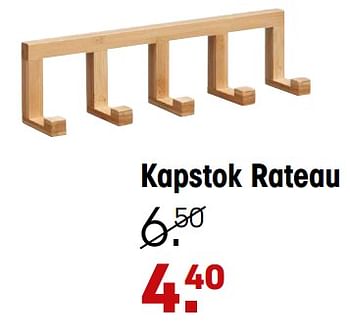 Promoties Kapstok rateau - Huismerk - Kwantum - Geldig van 18/12/2023 tot 22/12/2023 bij Kwantum