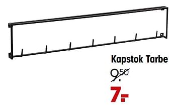 Promoties Kapstok tarbe - Huismerk - Kwantum - Geldig van 18/12/2023 tot 22/12/2023 bij Kwantum