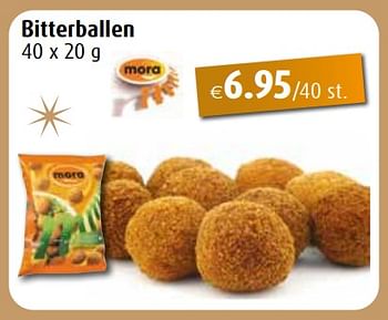 Promoties Bitterballen - Mora - Geldig van 27/11/2023 tot 31/12/2023 bij Aronde