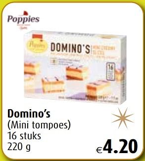 Promoties Domino’s - Poppies - Geldig van 27/11/2023 tot 31/12/2023 bij Aronde