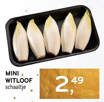 Promoties Mini witloof - Huismerk - Alvo - Geldig van 14/12/2023 tot 02/01/2024 bij Alvo