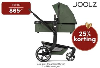 Promoties Joolz day+ magnificent green 2 in 1 kinderwagen - Joolz - Geldig van 17/12/2023 tot 23/12/2023 bij Baby & Tiener Megastore