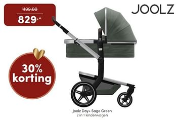 Promoties Joolz day+ sage green 2 in 1 kinderwagen - Joolz - Geldig van 17/12/2023 tot 23/12/2023 bij Baby & Tiener Megastore