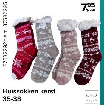 Promoties Huissokken kerst - DDD - Geldig van 15/12/2023 tot 31/12/2023 bij Euro Shop