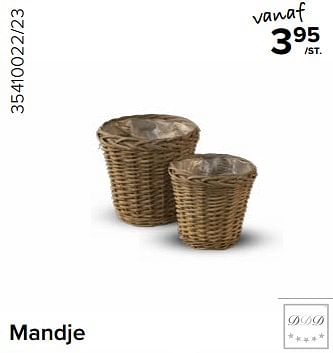 Promoties Mandje - DDD - Geldig van 15/12/2023 tot 31/12/2023 bij Euro Shop