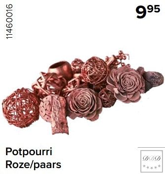 Promoties Potpourri roze-paars - DDD - Geldig van 15/12/2023 tot 31/12/2023 bij Euro Shop