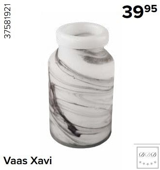 Promoties Vaas xavi - DDD - Geldig van 15/12/2023 tot 31/12/2023 bij Euro Shop