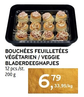 Promotions Bouchées feuilletées végétarien - Produit maison - Alvo - Valide de 14/12/2023 à 02/01/2024 chez Alvo