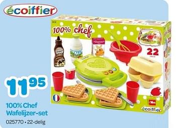 Promoties 100% chef wafelijzer-set - Ecoiffier - Geldig van 11/12/2023 tot 06/01/2024 bij Happyland