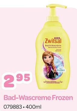 Promoties Bad-wascreme frozen - Zwitsal - Geldig van 11/12/2023 tot 06/01/2024 bij Happyland