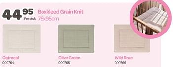Promoties Boxkleed grain knit - Jollein - Geldig van 11/12/2023 tot 06/01/2024 bij Happyland